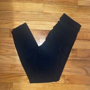 ZYIA TIE WAIST 7/8 LENGTH LEGGINGS